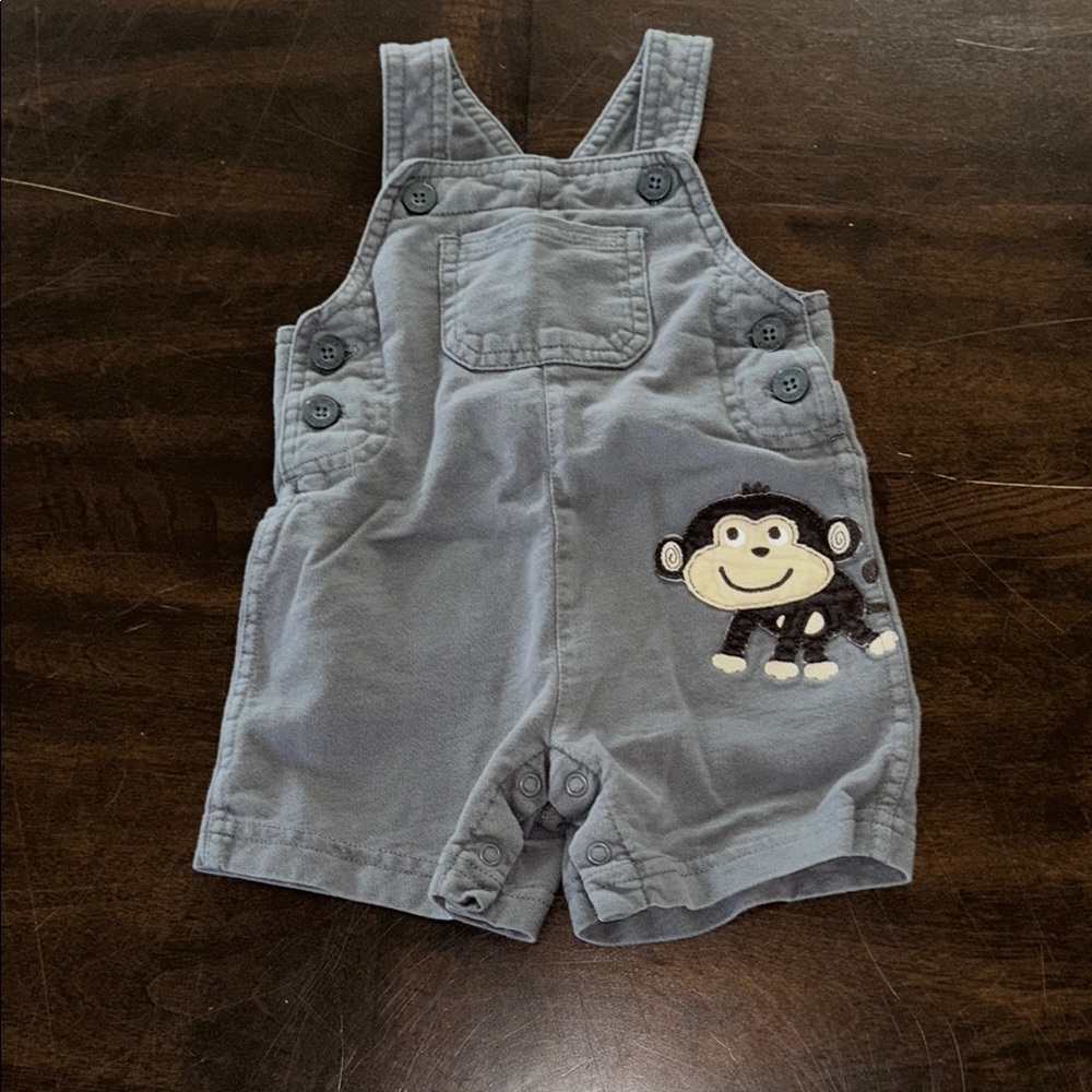 Carter's Gray Monkey Overalls